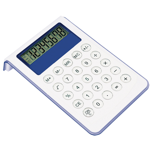 Calcolatrice a 8 cifre con design bicolore - Brandico