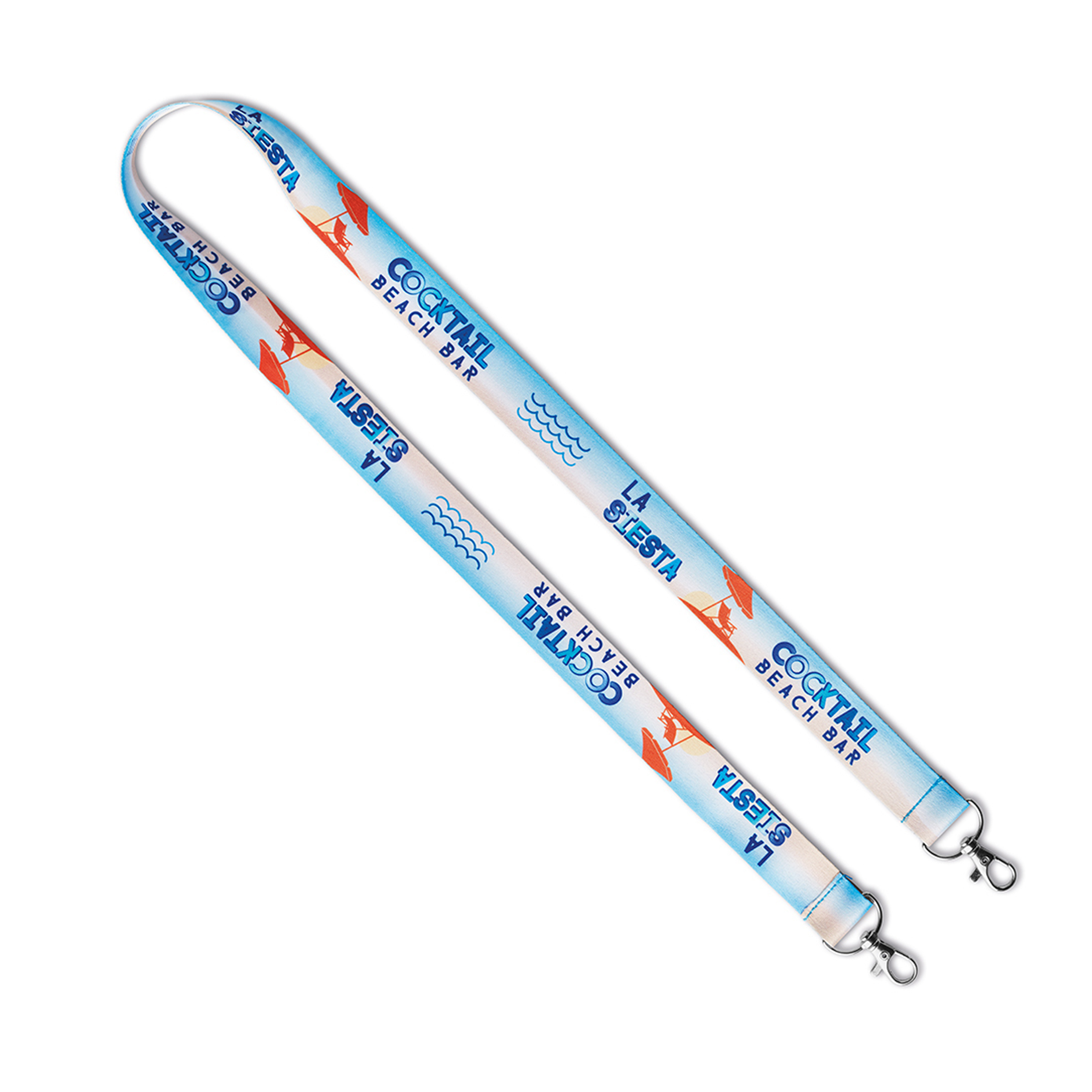 Laccio Sublimato in Poliestere con Doppio Moschettone - Edolo