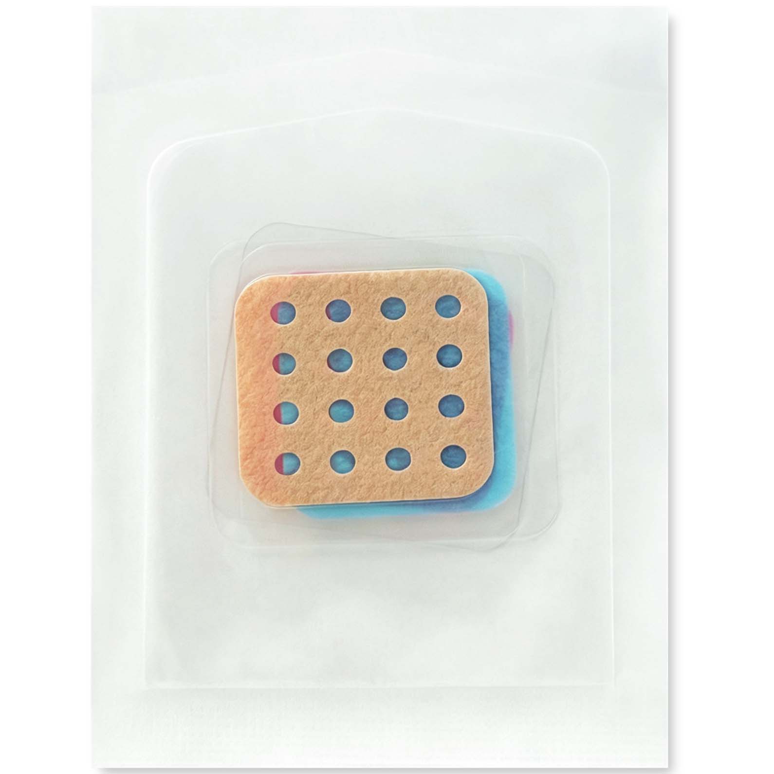 Set di 3 cerotti anti-graffio in busta di carta stampabile a colori stampato con logo