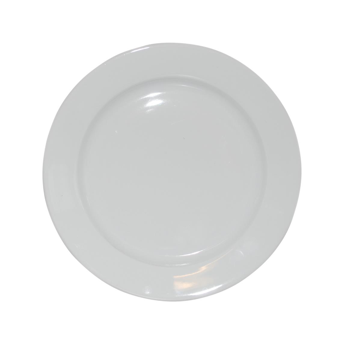 Piatto Bianco con Ampio Bordo 21 cm - Odolo