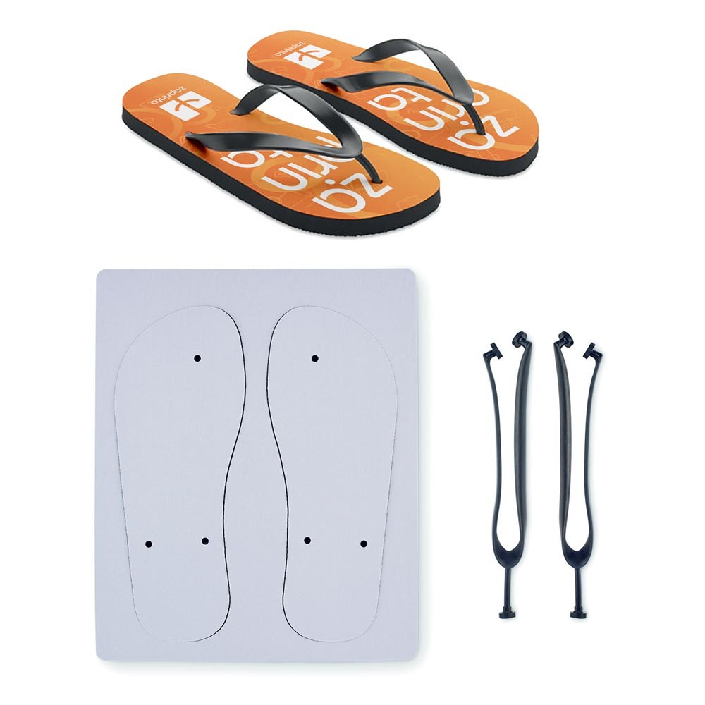 Ciabatte da spiaggia in PVC con stampa a sublimazione - Montoggio