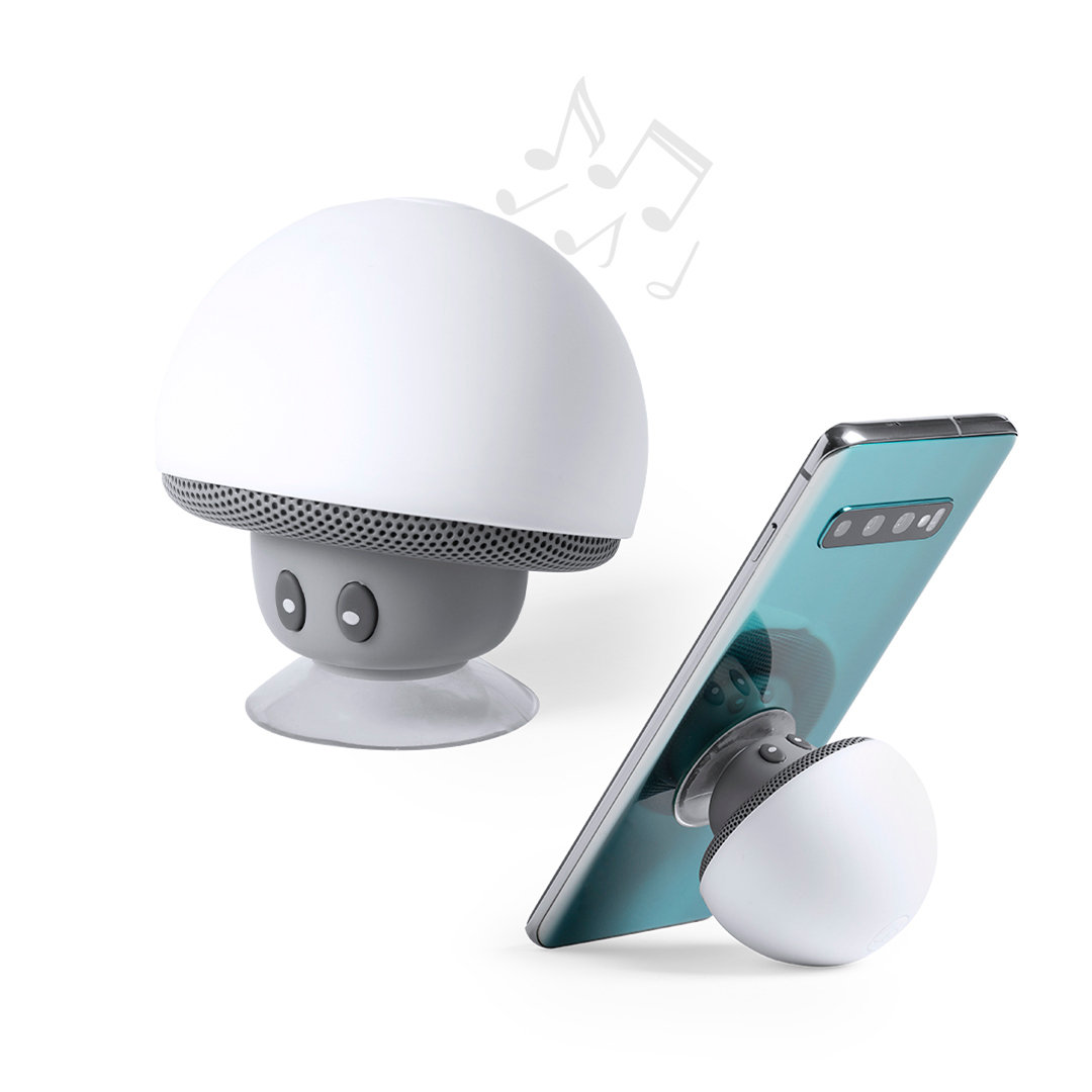 Altoparlante Bluetooth a forma di fungo con supporto per smartphone - Nembro
