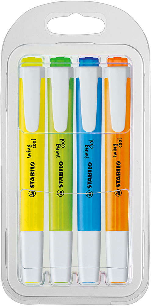 STABILO® Swing Cool Set da 4 evidenziatori - Lamporecchio