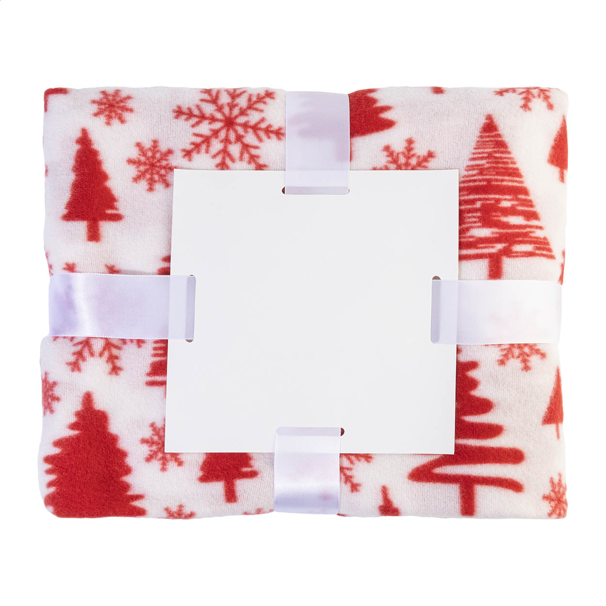 Coperta natalizia Kokkola personalizzata in pile RPET 160 g/m²