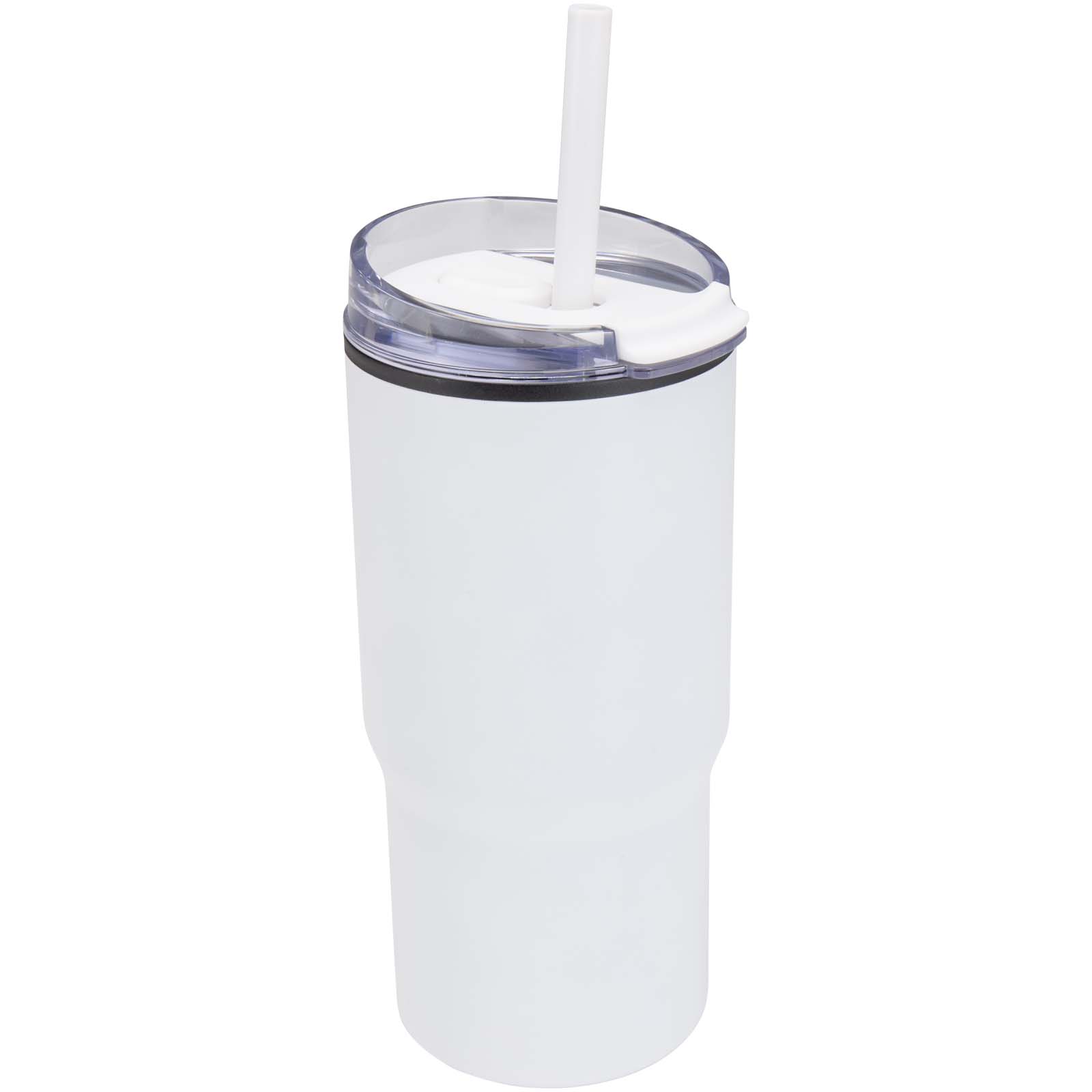 Tazza termica a doppia parete Westin 540 ml in RCS riciclato con cannuccia