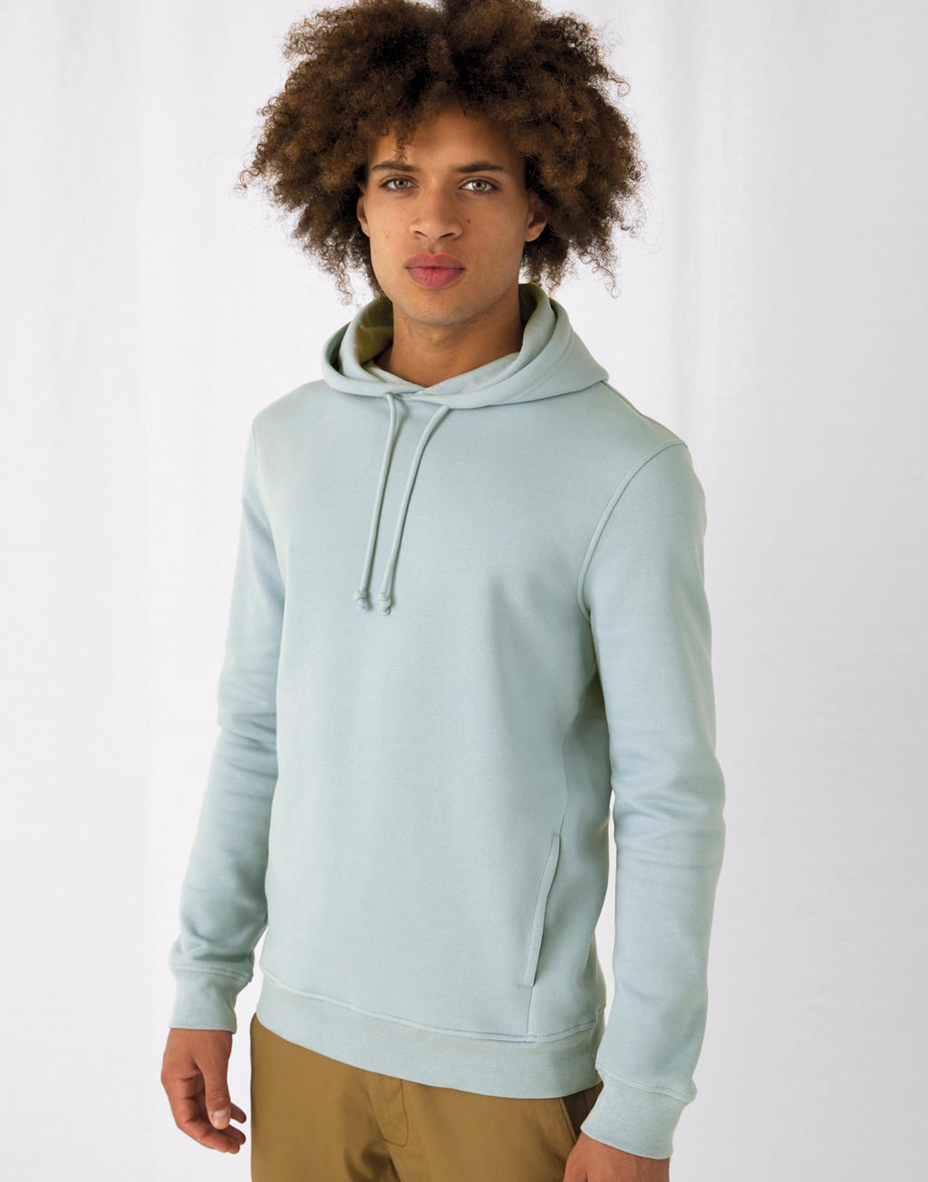 Felpa con cappuccio unisex in cotone biologico e poliestere riciclato - Cosio Valtellino