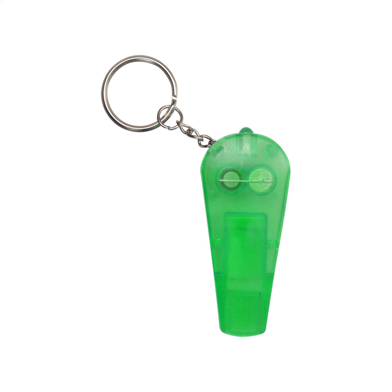 Fischietto portachiavi Coach con mini torcia e il tuo logo stampato con logo