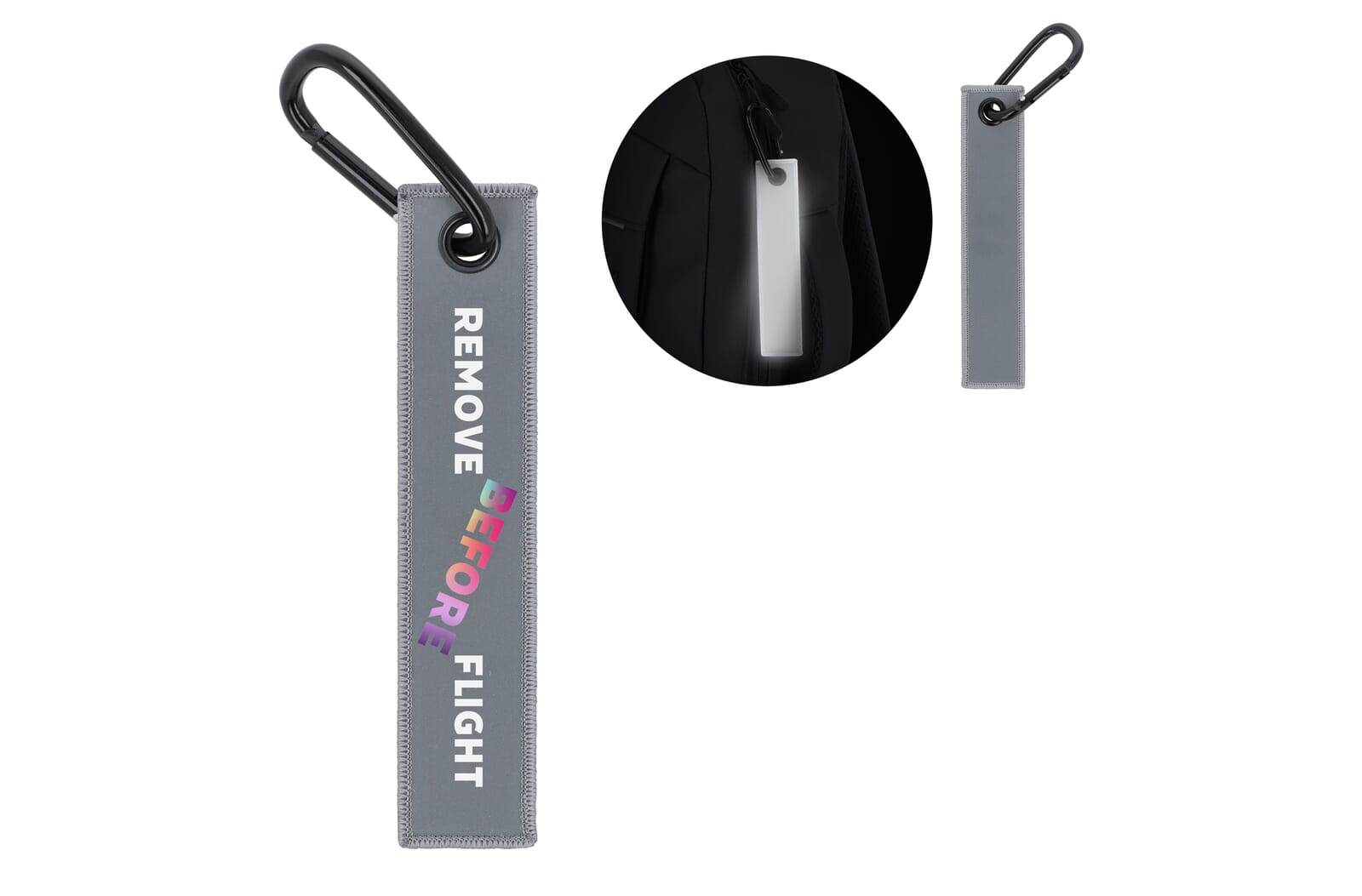 Etichetta di Volo Riflettente - Malagnino stampato con logo