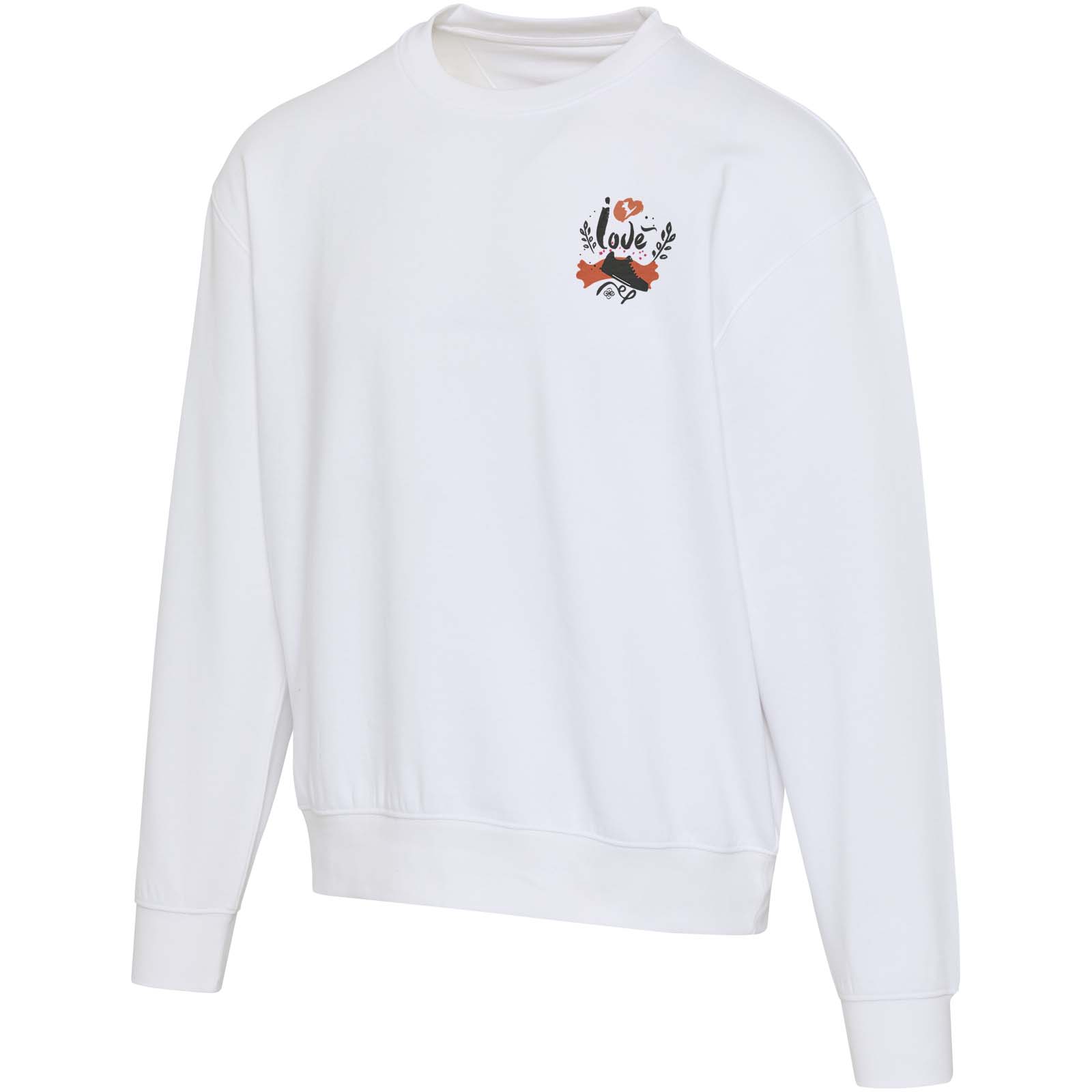Boris maglione oversize unisex OCS organico con collo rotondo 280 g/m2