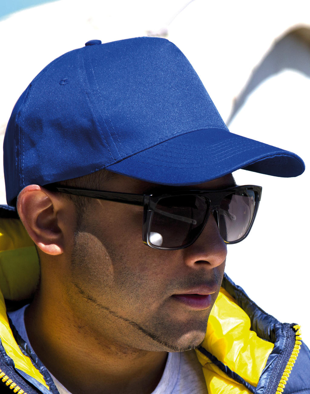 Cappellino da baseball in poliestere - Molfetta stampato con logo