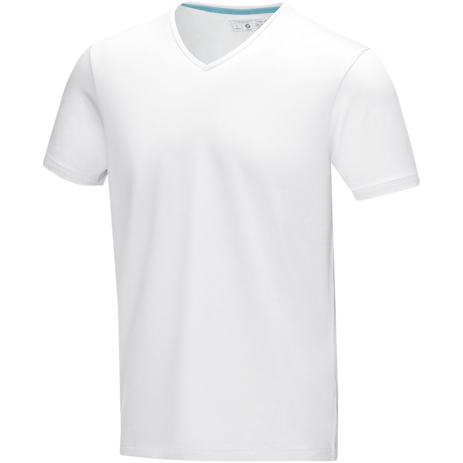 T-shirt da uomo Kawartha a maniche corte con scollo a V in cotone organico GOTS - Verceia