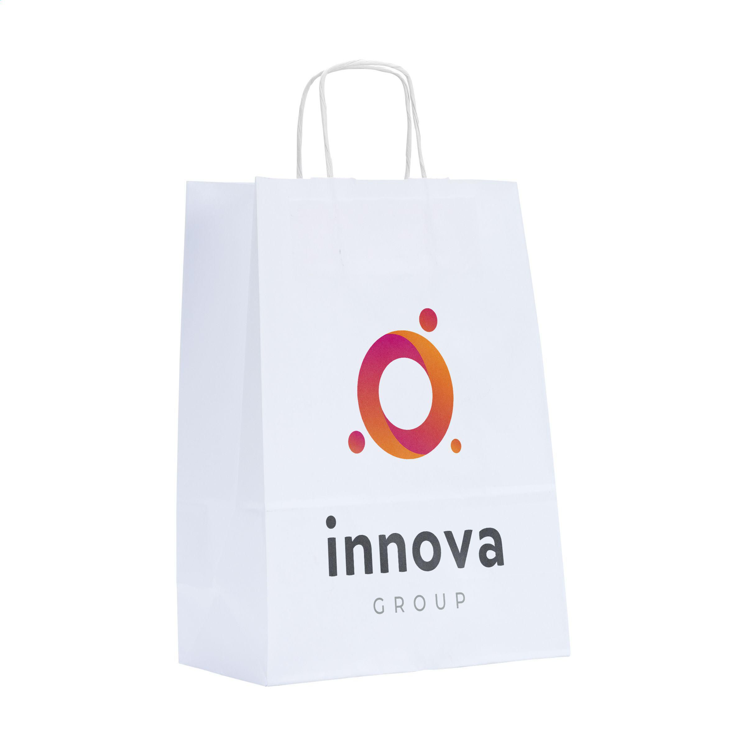 Sacco Regalo Riciclabile A4 - Peglio stampato con logo