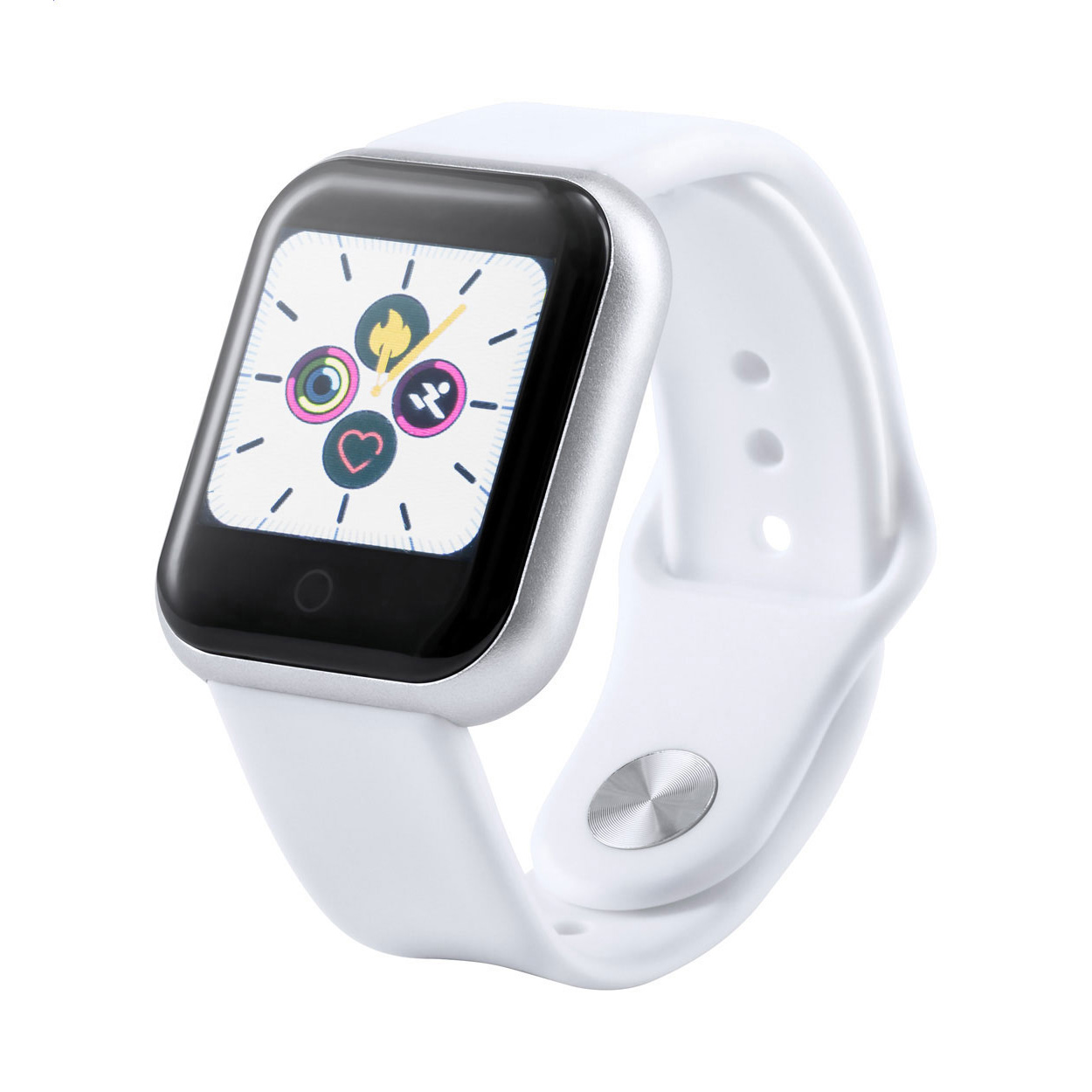 Smartwatch Wristo con cardiofrequenzimetro e pressione e il tuo logo stampato con logo