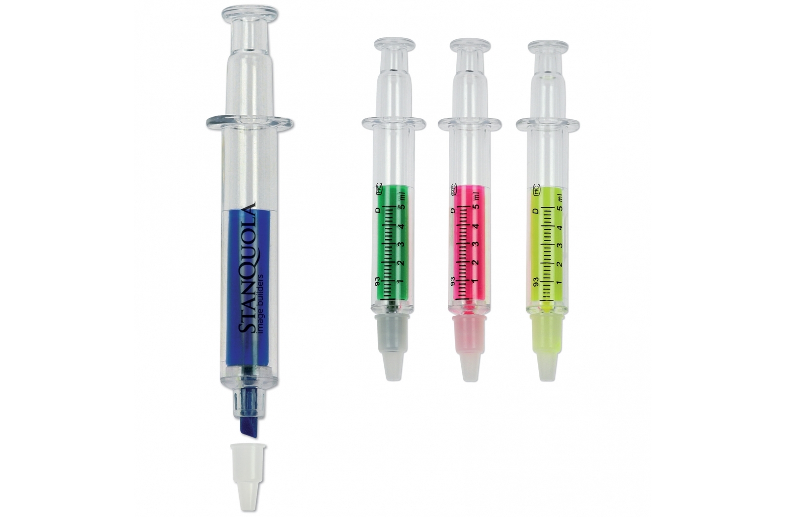 Evidenziatore colorato trasparente per iniezione - Vanzago