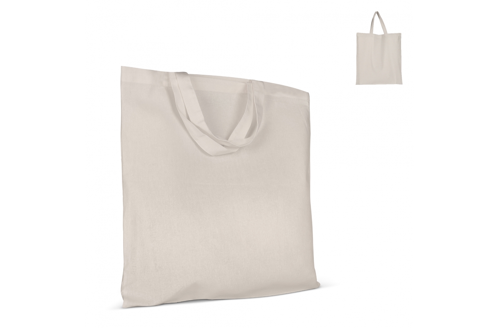 Borsa a tracolla in cotone OEKO-TEX® 140g/m² 38x42cm con manico corto - Soresina