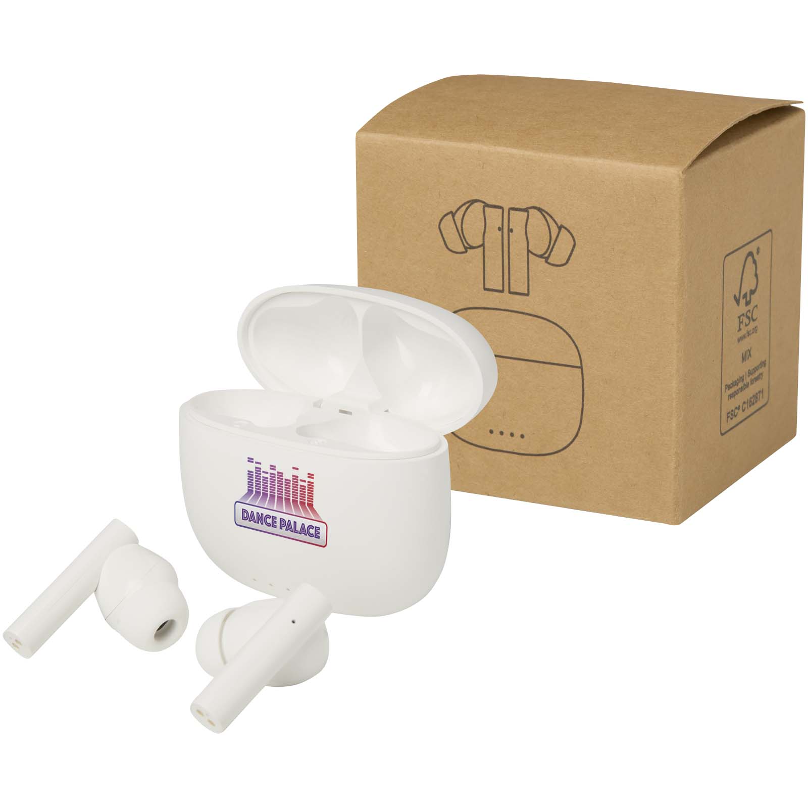 Auricolari Wireless EcoSound - Monte Marenzo stampato con logo