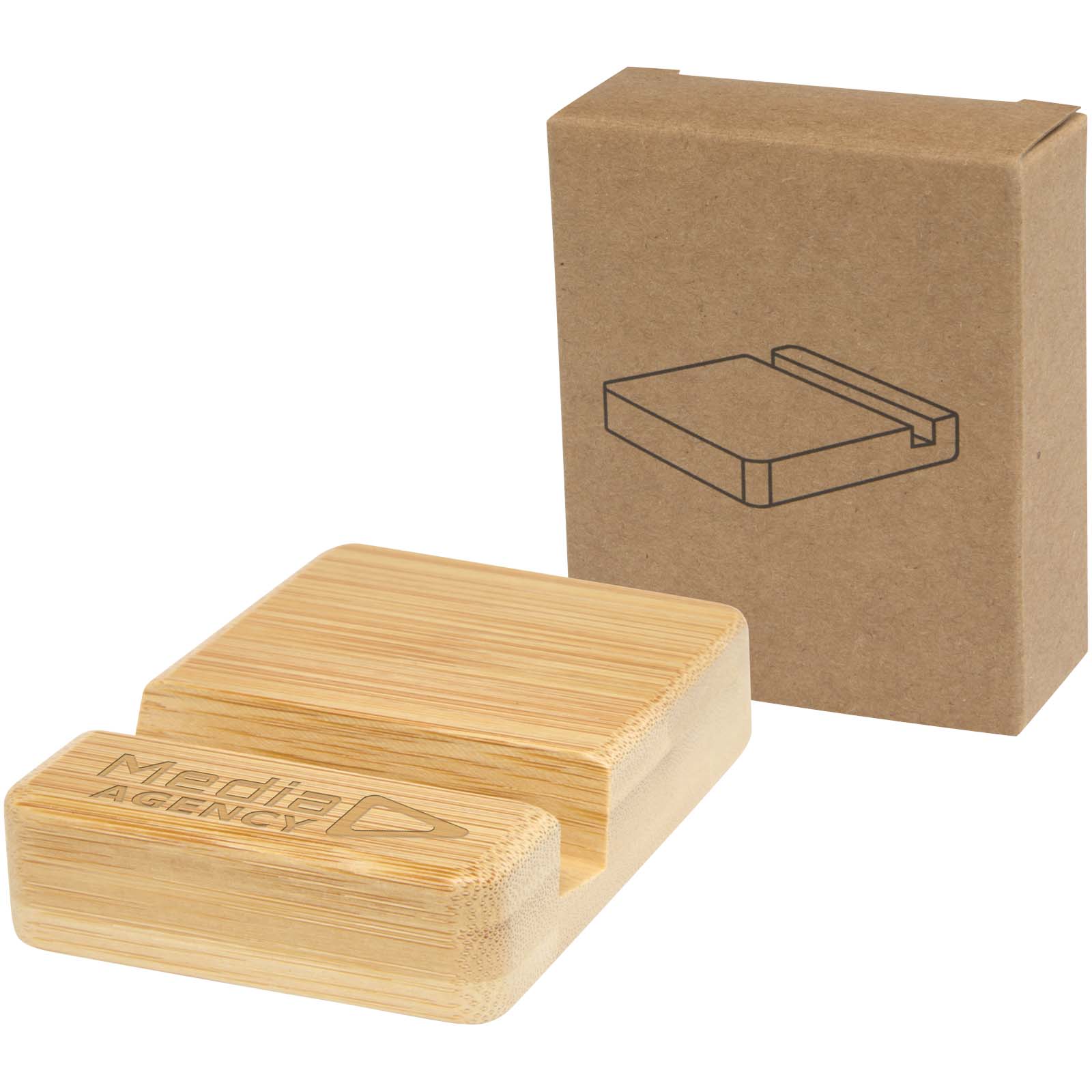 Sostegno Bambù Elegante - Suello stampato con logo