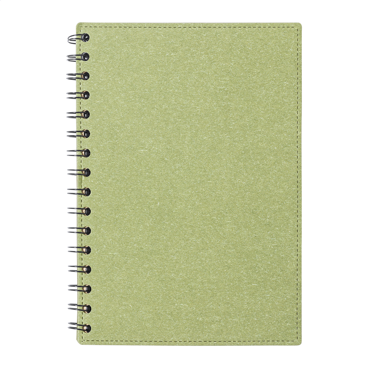 Quaderno a spirale A5 Biloba in carta riciclata con copertina rigida