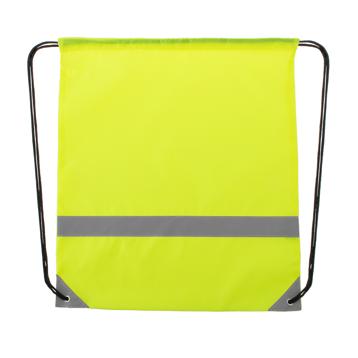 Sacca con coulisse Vidraw riflettente personalizzata in poliestere 190T stampato con logo