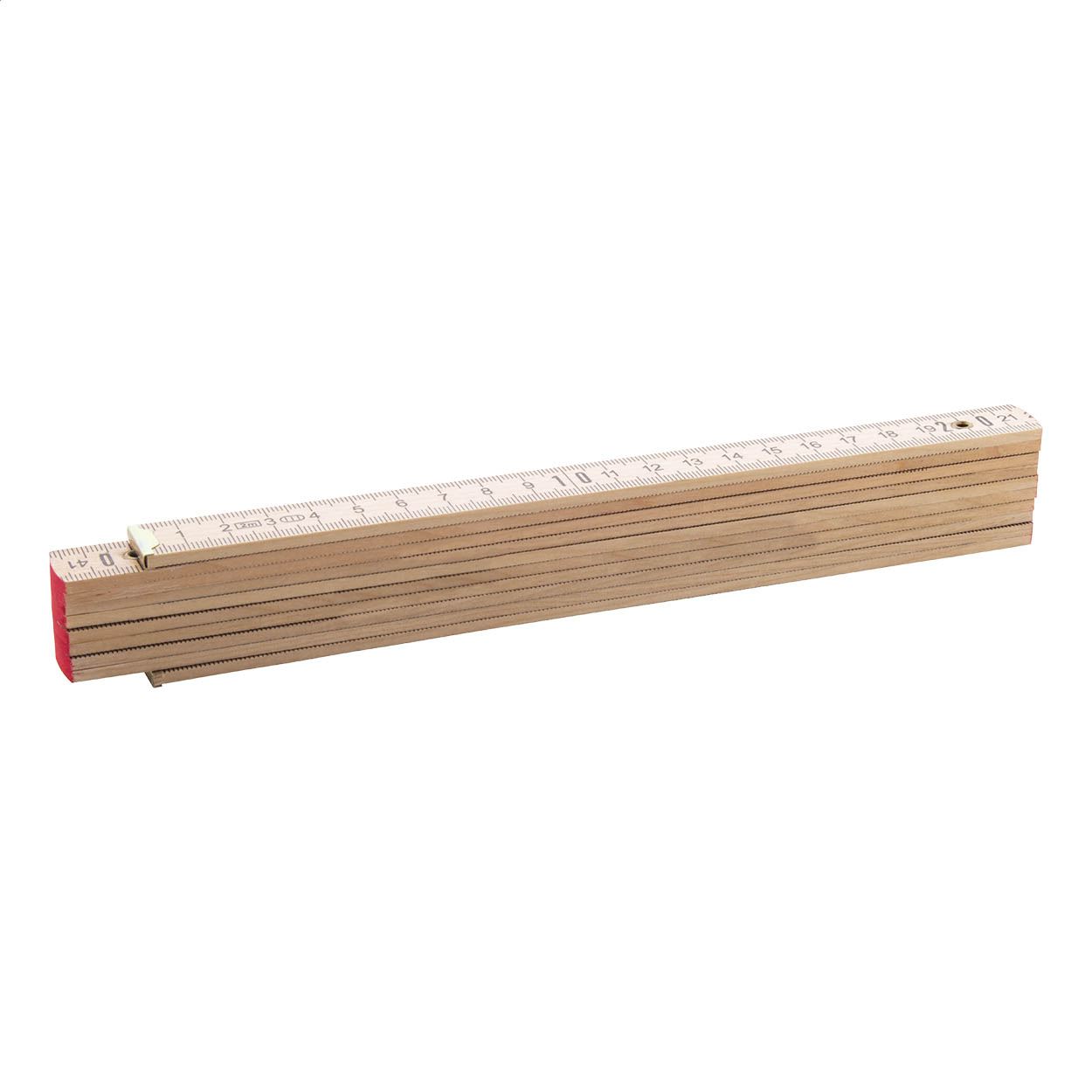 Metro pieghevole Gable personalizzato in legno, 2 m stampato con logo