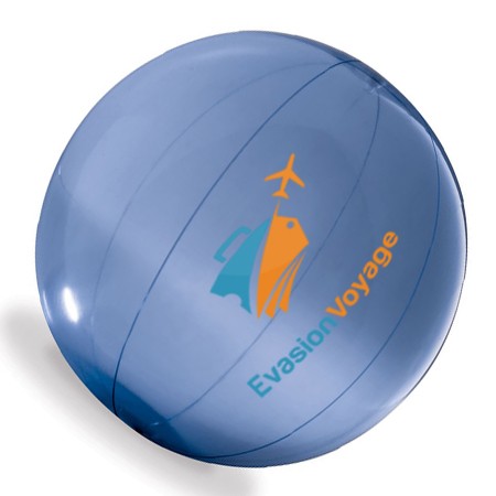 Pallone da spiaggia gonfiabile in PVC trasparente Ø28cm - Bormida