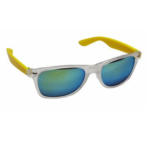 Occhiali da sole con montatura traslucida e protezione UV400 dal design classico - Iseo