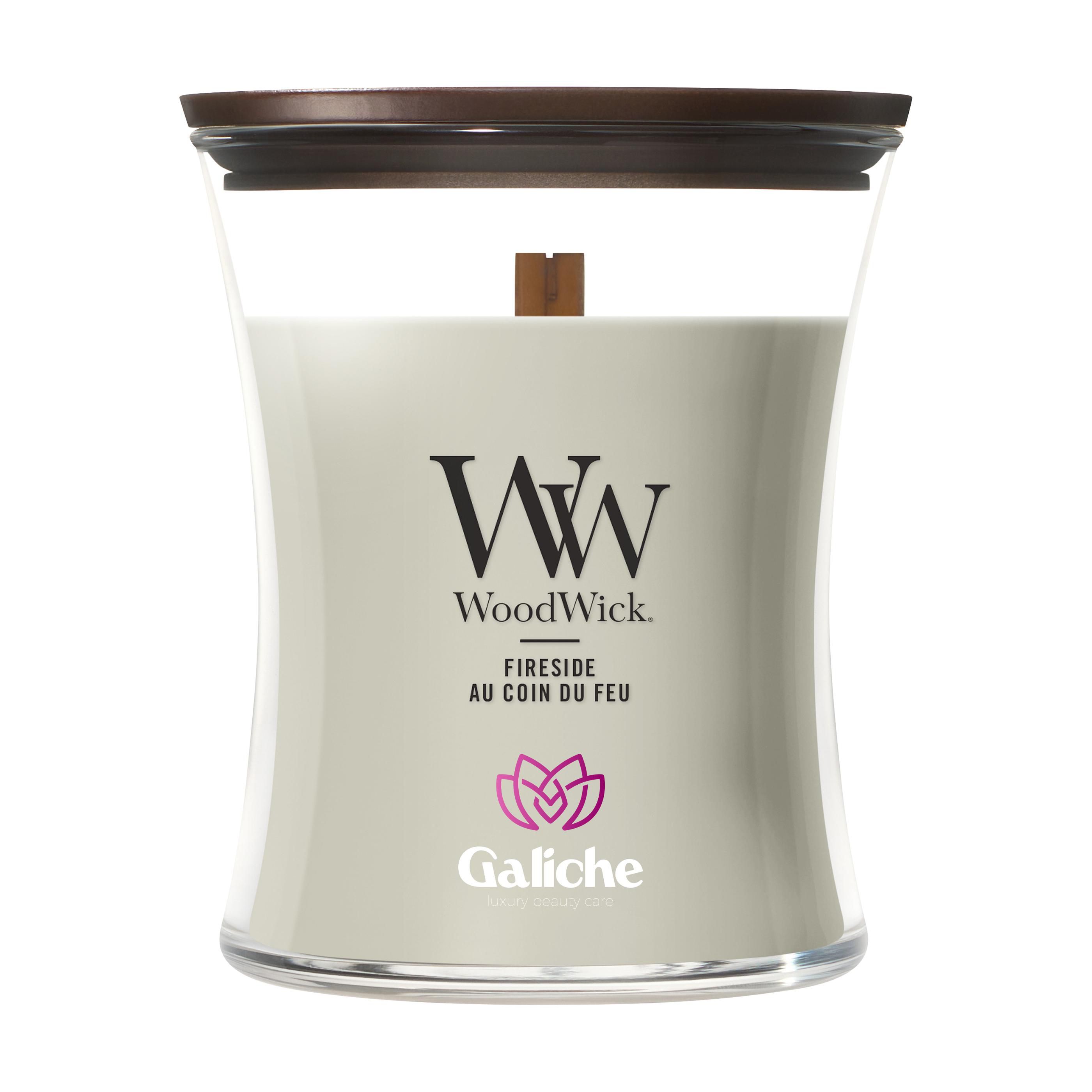 Candela profumata WoodWick Fireside Medium