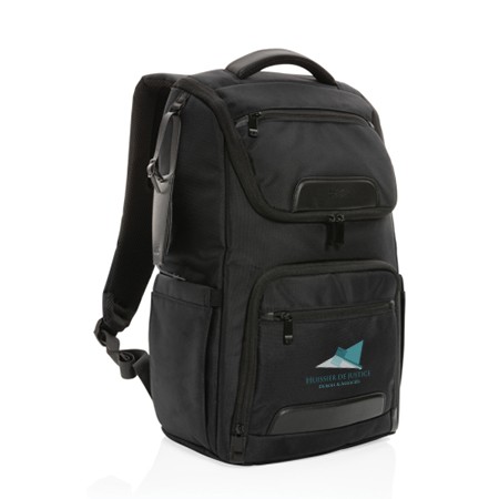 Zaino per laptop in poliestere riciclato AWARE™ - Dongo
