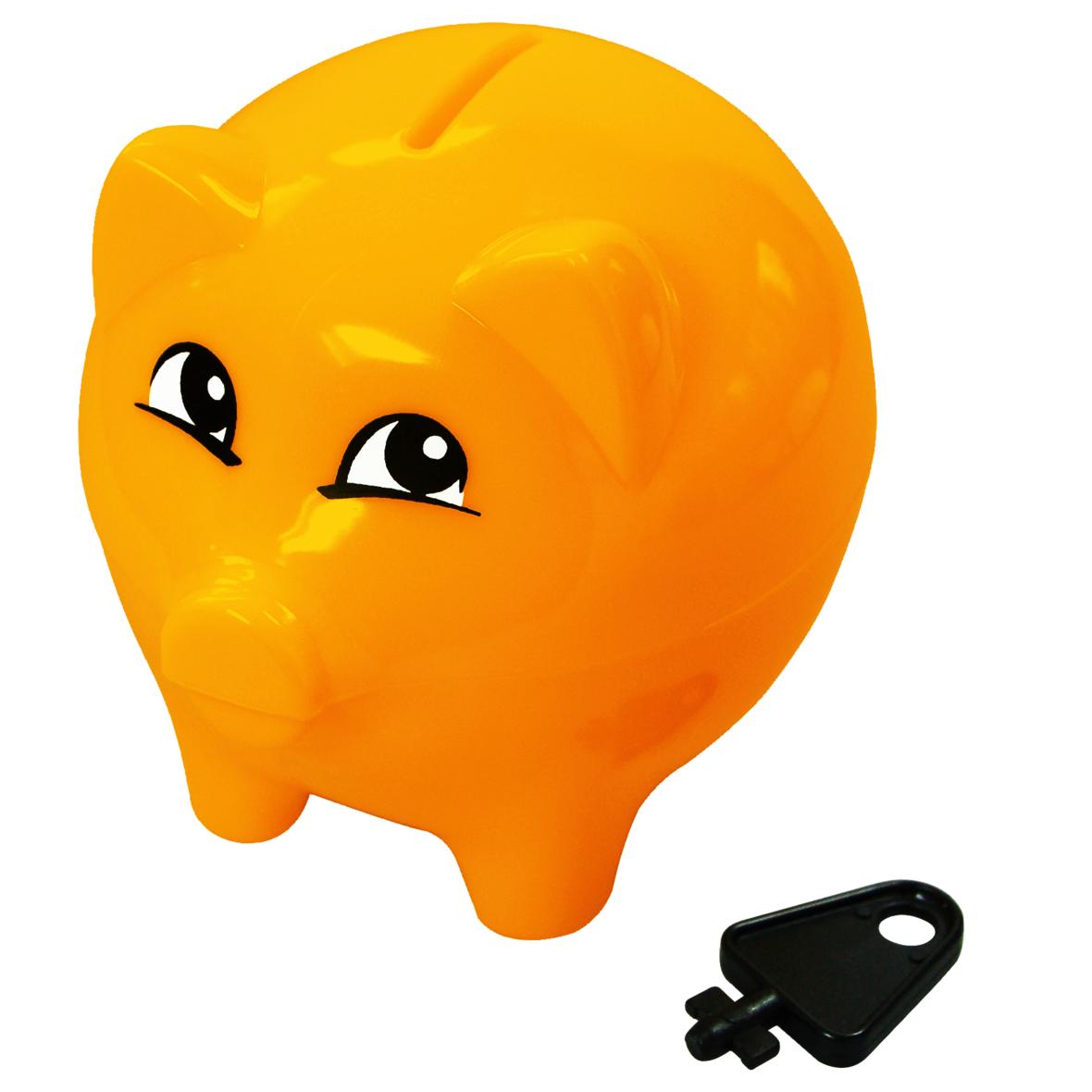 Salvadanaio in plastica stampato con chiave abbinata - Pitigliano