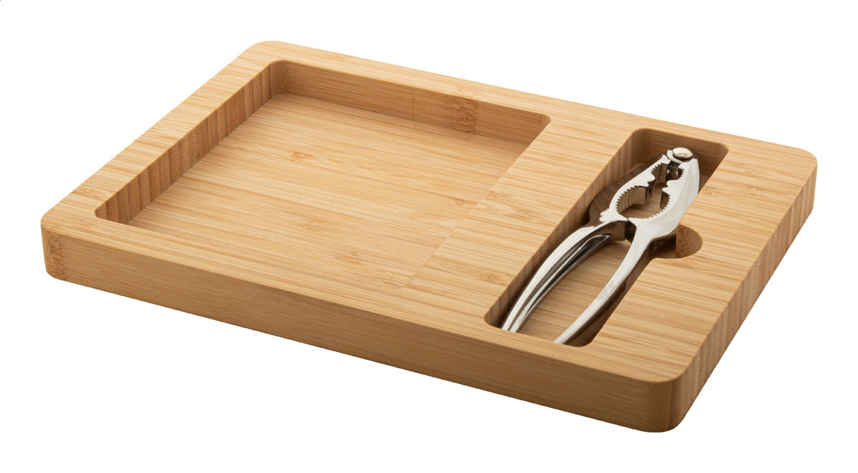 Set Schiaccianoci Bambù - Cetona bedrukken met logo