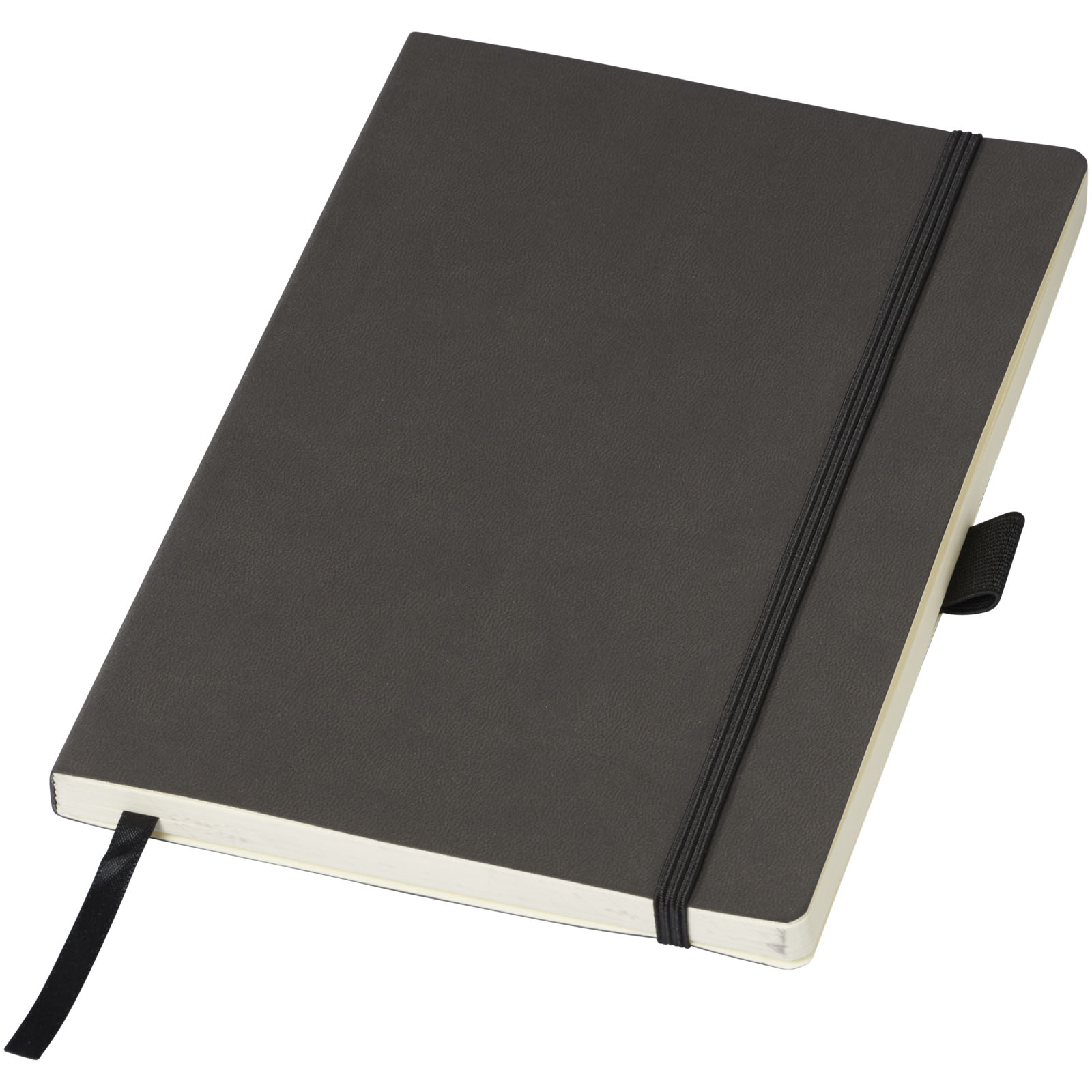 Quaderno con Copertina Morbida al Tatto e Chiusura Elastica e Tasca per Documenti - Cascina