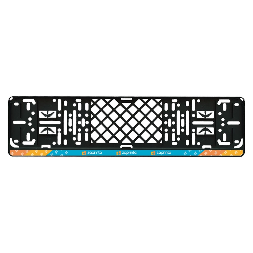 Portatarga personalizzato per auto con angoli a clip - CAR11