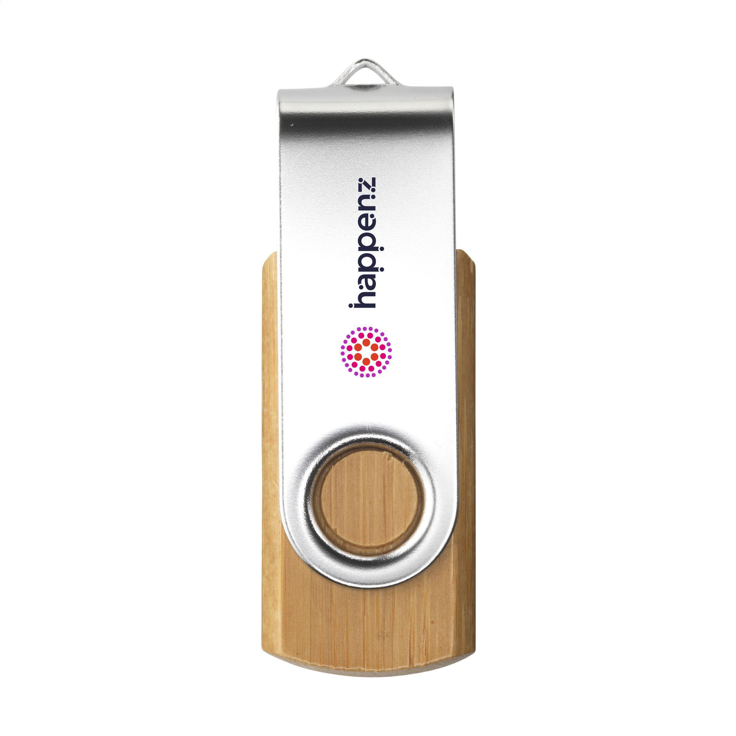 BambooEco USB Drive - Arezzo stampato con logo
