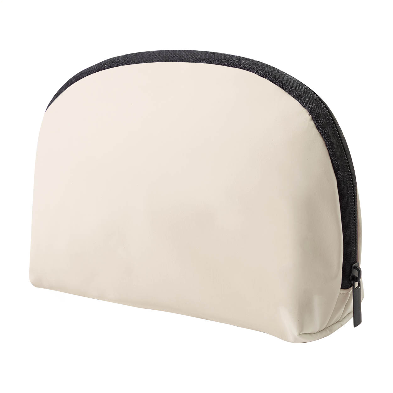 Pochette cosmetici Pluum con zip in similpelle PU riciclata e logo stampato con logo