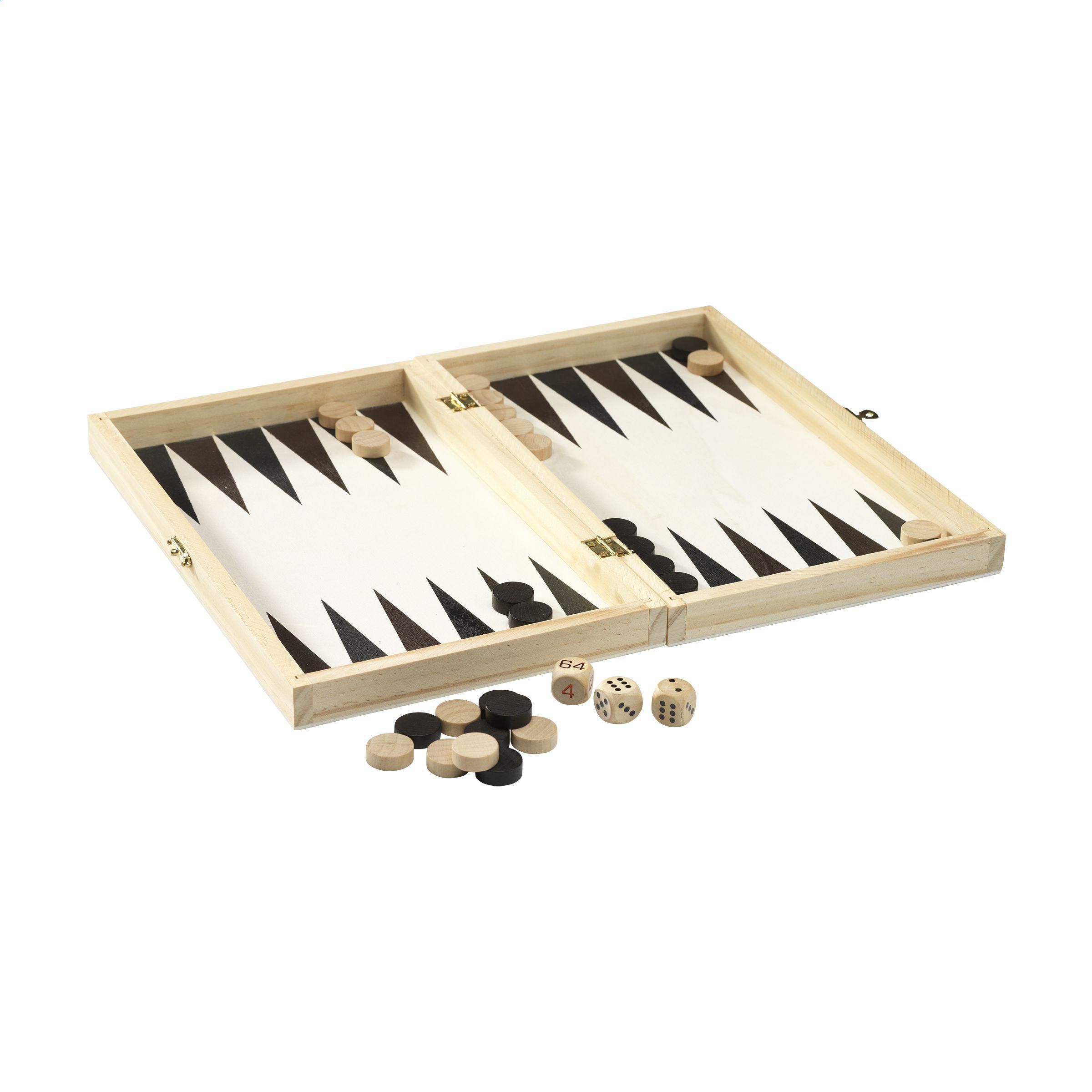 Gioco di Backgammon Eleganza - Comazzo stampato con logo