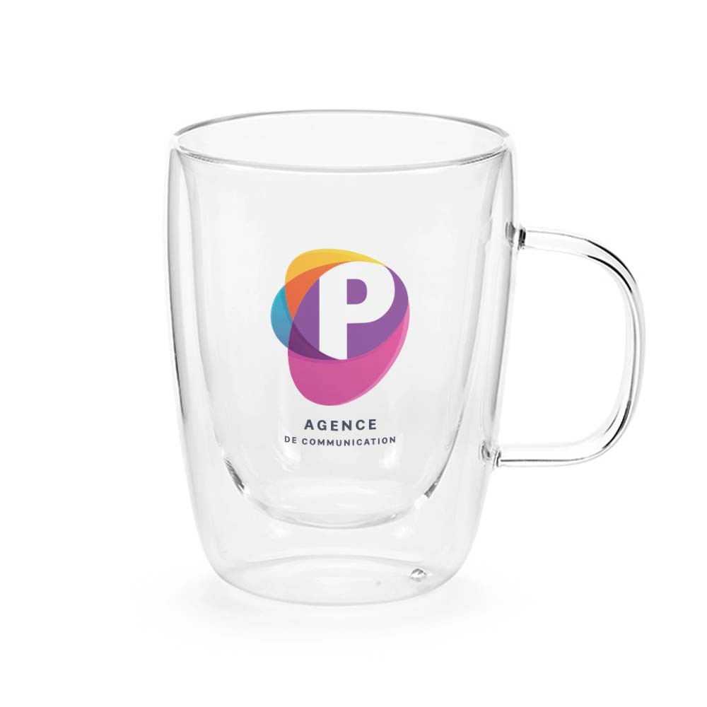 Tazza di Vetro Borosilicato Eleganza 300 ml - Fino del Monte