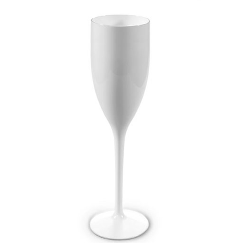 Flute da champagne bianco personalizzato (15 cl) - Marie