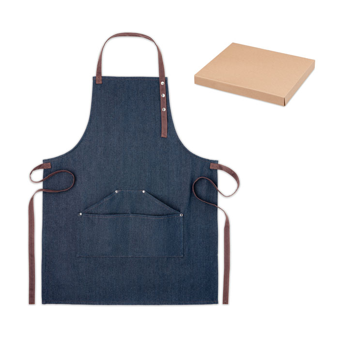 Grembiule Denim Chef - Galbiate stampato con logo