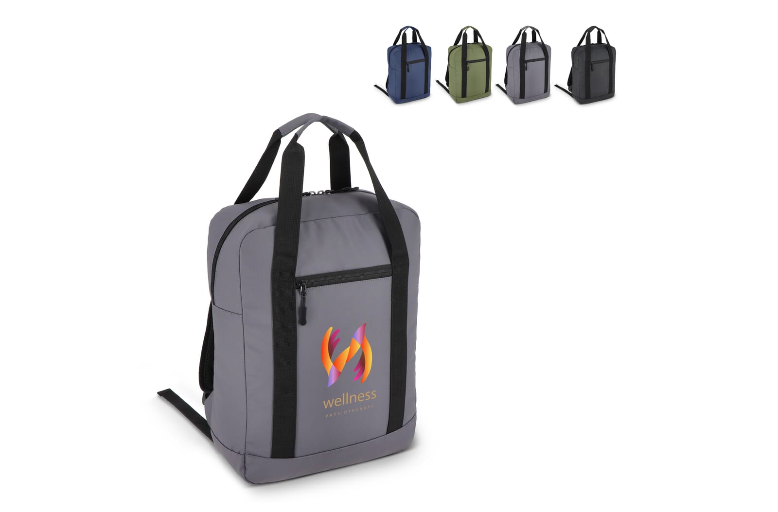 Zaino in PET riciclato 600D rivestito in PU 27,5 x 12 x 37,5 cm 12 L