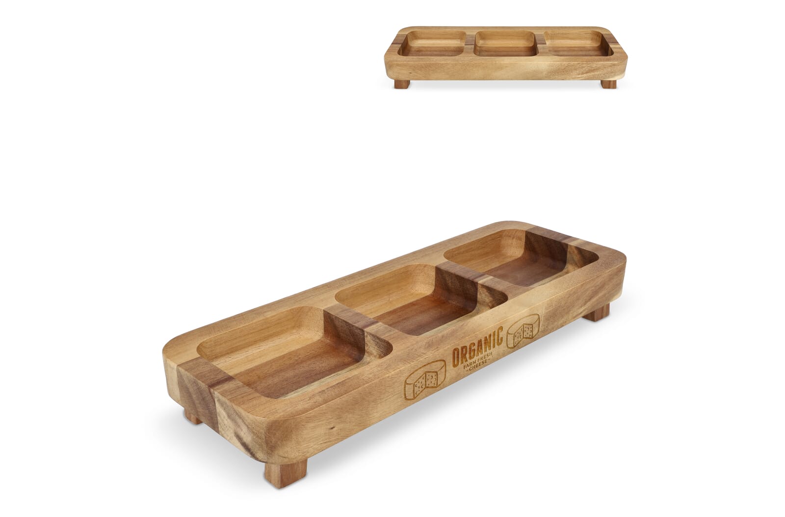 Tavolino da Snack in Legno di Acacia - Torricella Verzate