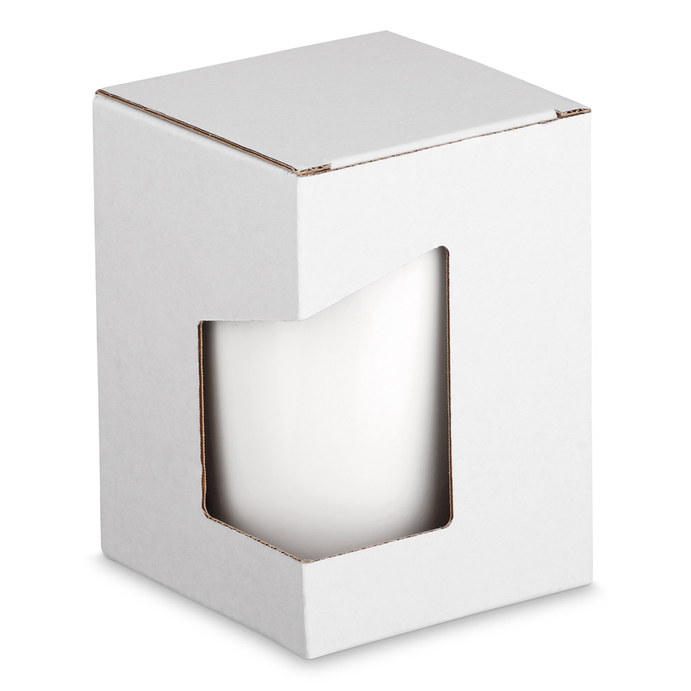 Scatola regalo di carta con tazza