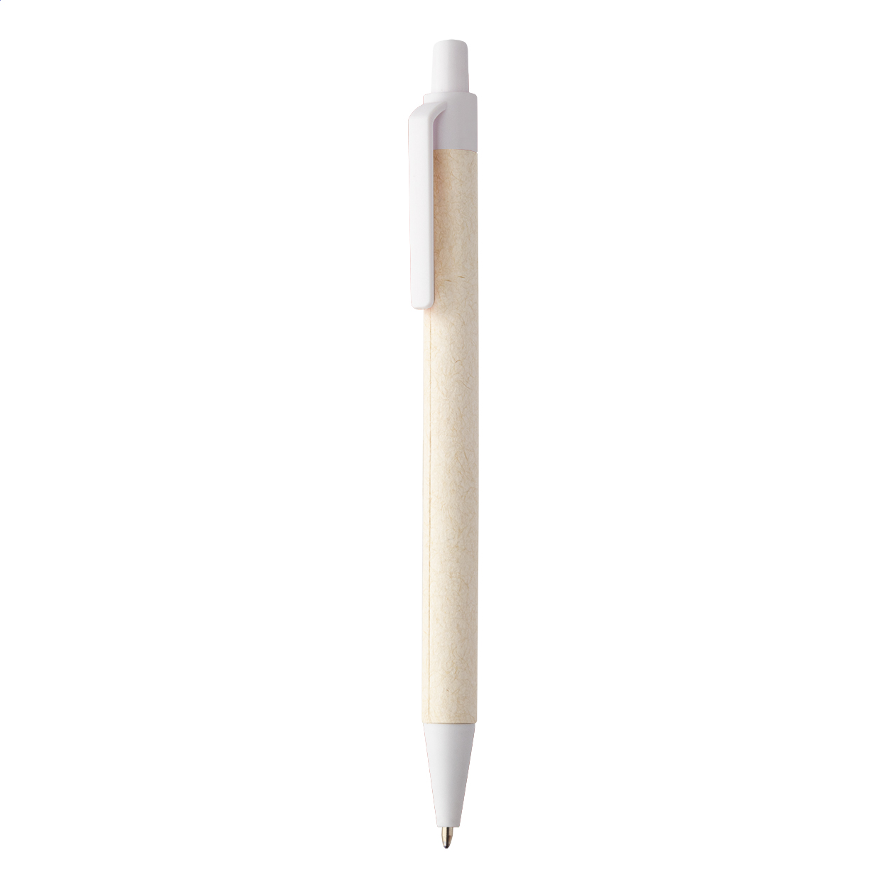 Penna a sfera Relact Scrib in cartone del latte riciclato con logo