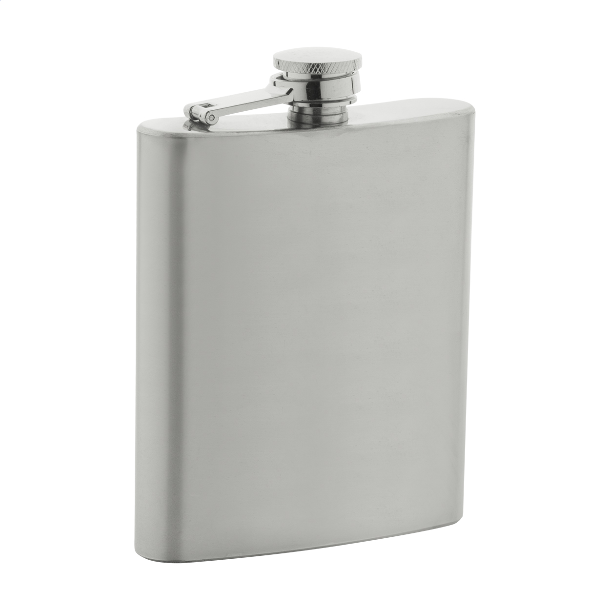 Fiaschetta tascabile Amundsen personalizzata in acciaio inox, 200 ml stampato con logo