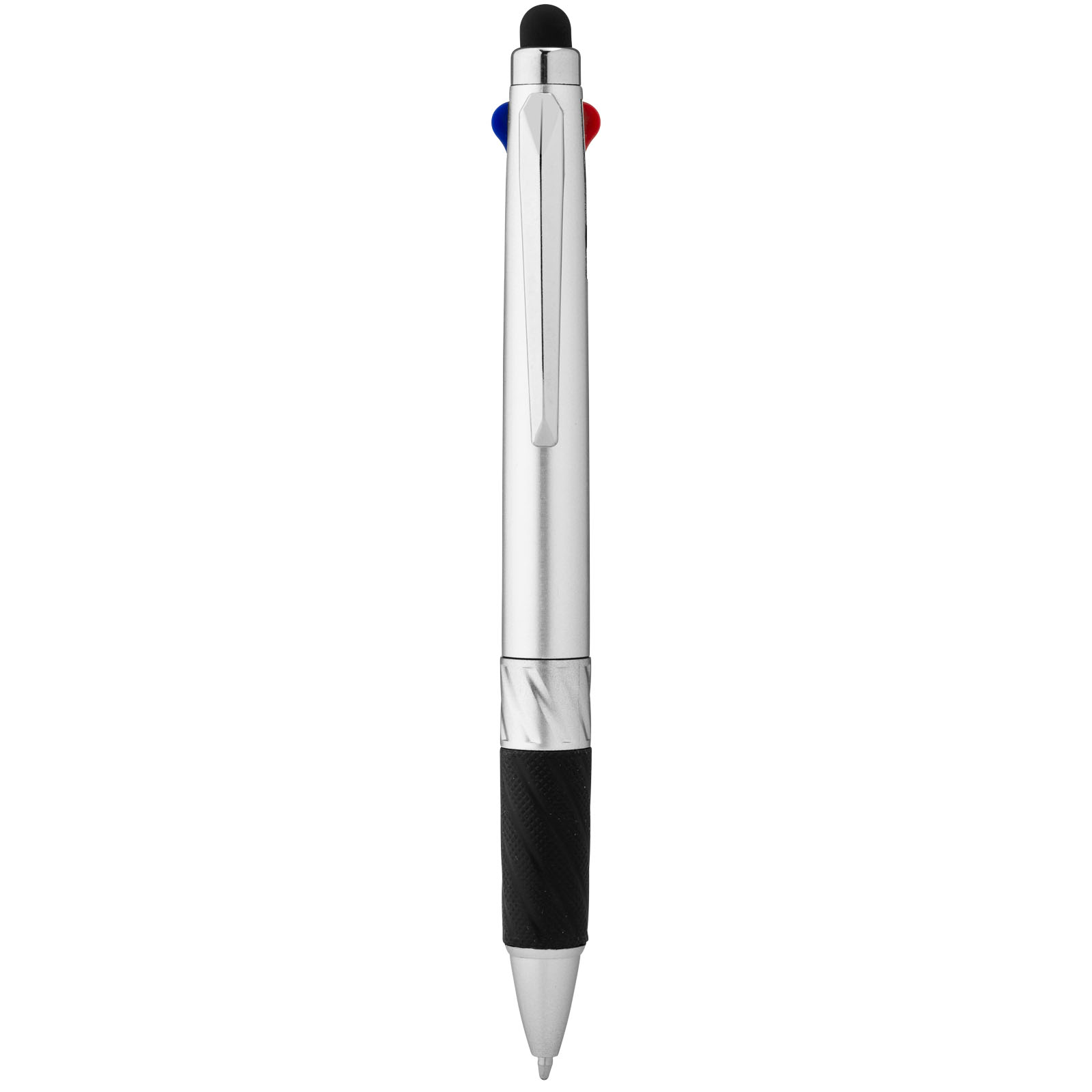 Penna a sfera multi-ink con meccanismo di azione a clic e impugnatura in gomma - Suisio