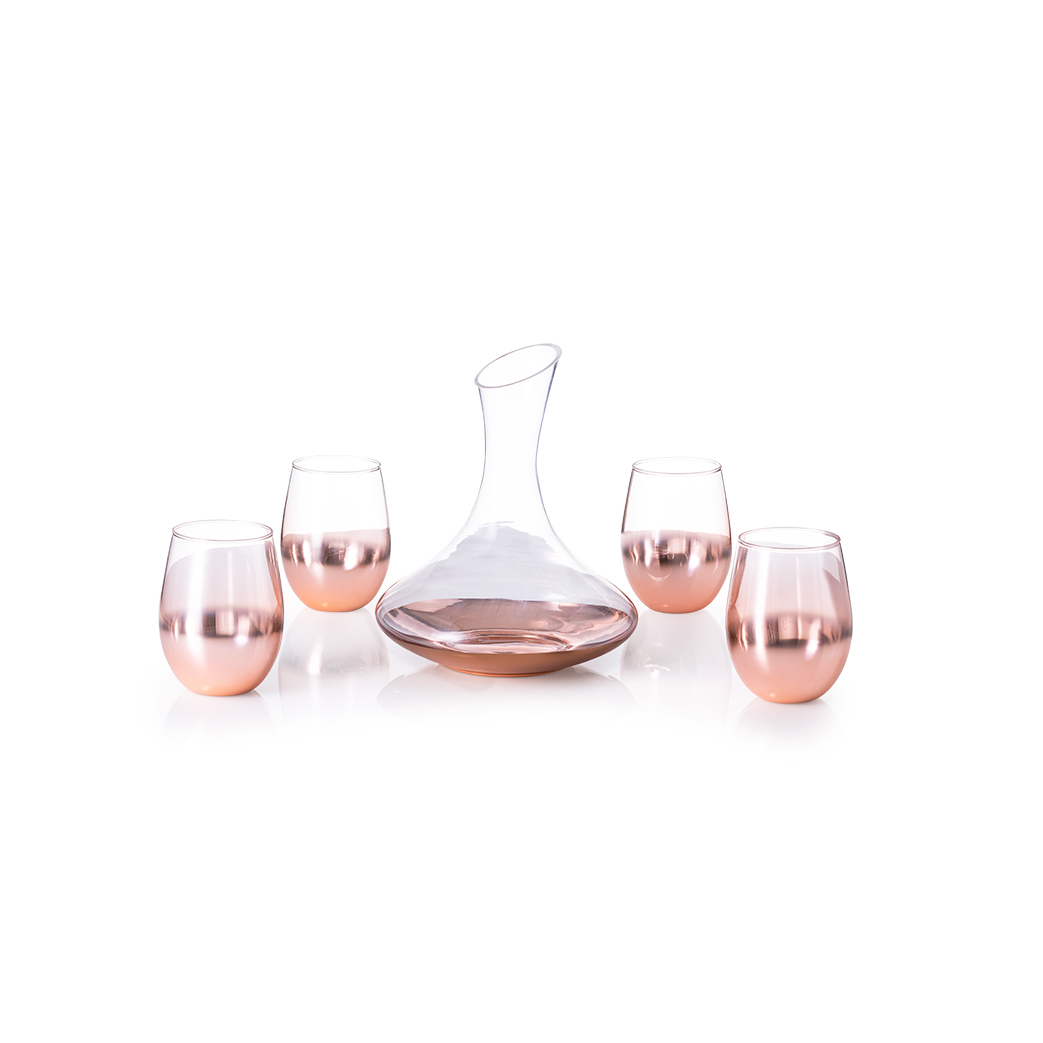 Set di Vino all'Essenza di Rosa - Montecarlo