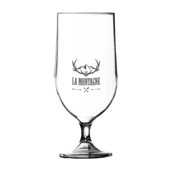 Bicchiere da birra personalizzato a piedi (42 cl) - Louise