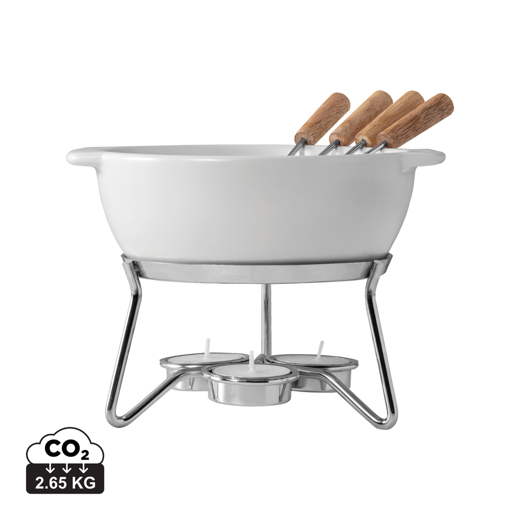 Set da Fonduta in Ceramica Festoso - Mapello