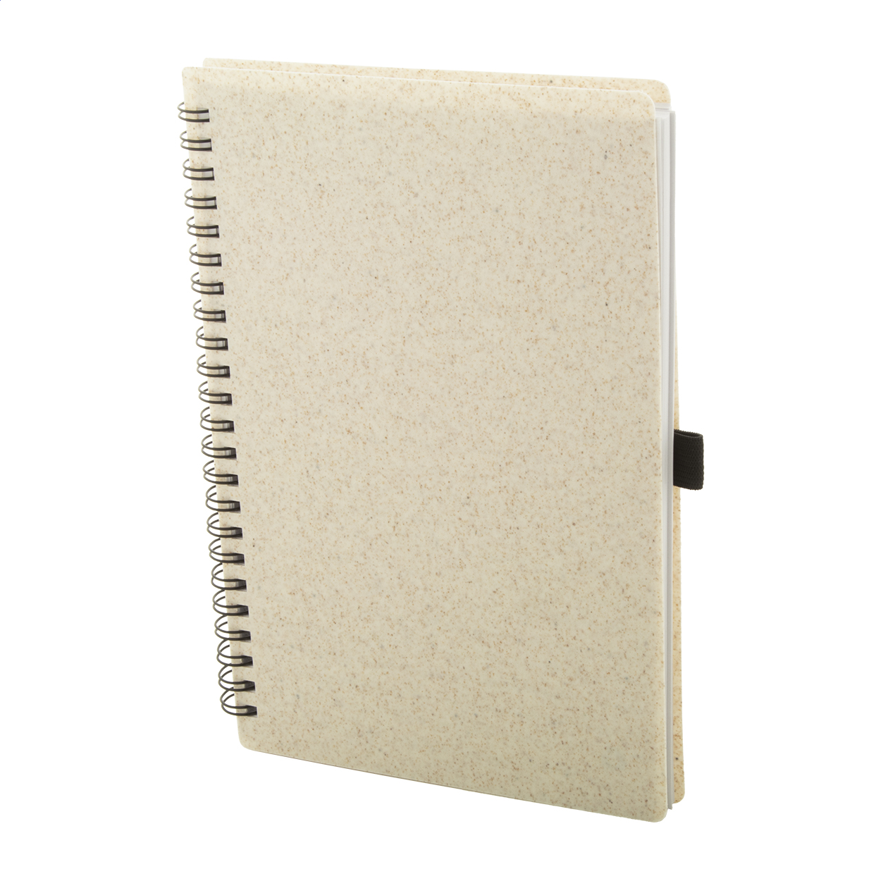 Quaderno A5 a spirale WheaNote personalizzato con copertina in paglia di grano