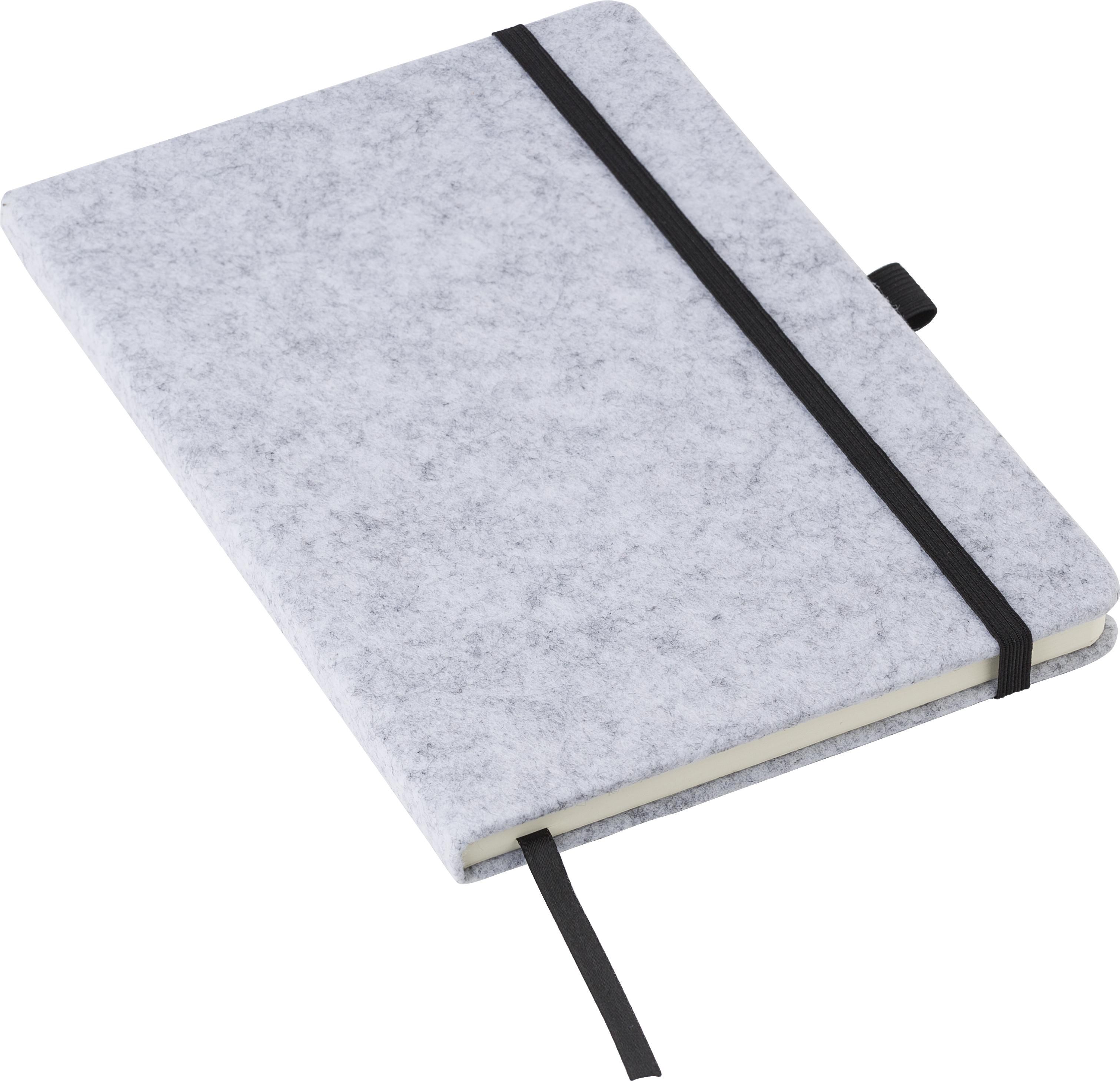 Notebook in feltro rPET Eleganza - Bione