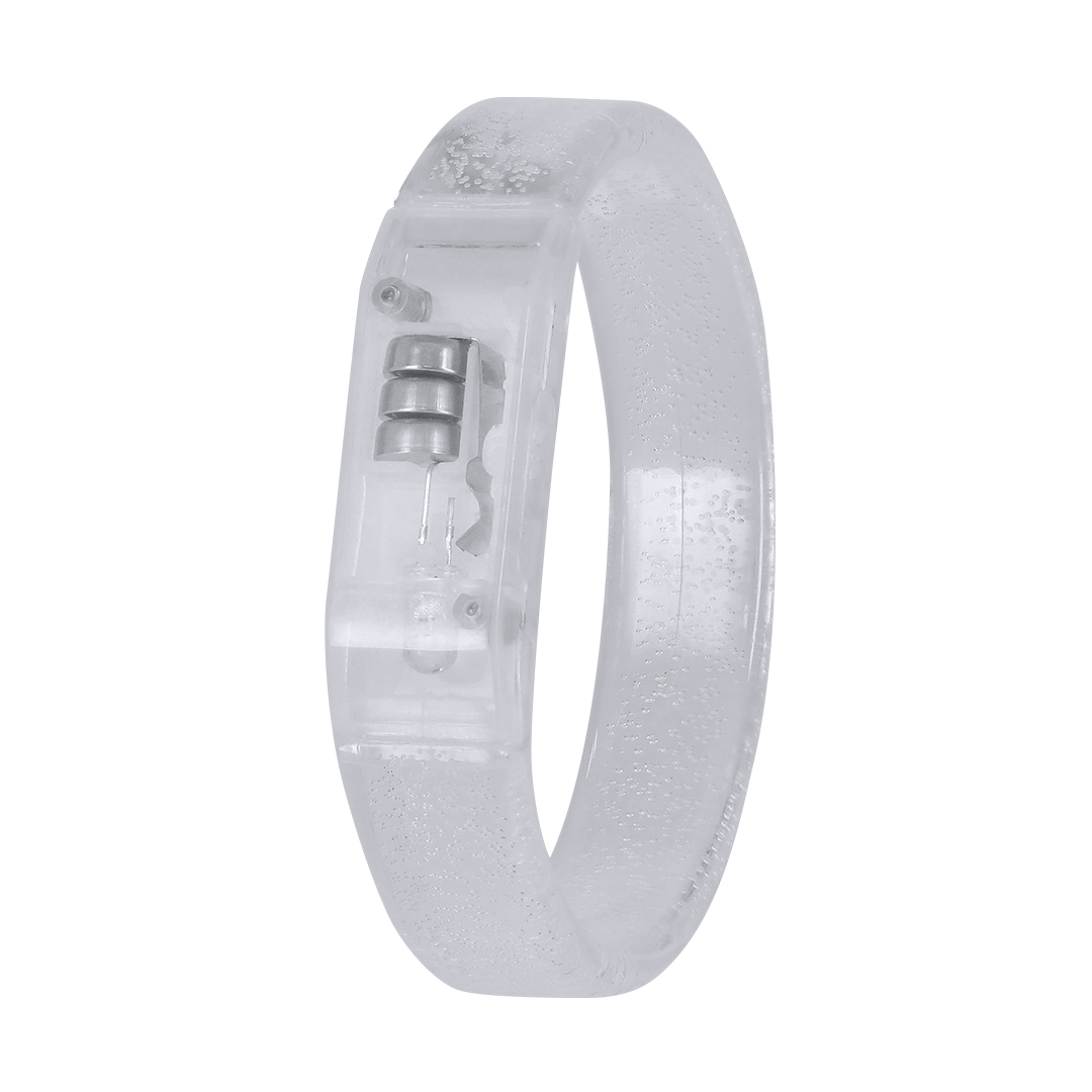 Braccialetto Luminoso Arcobaleno - Bariano stampato con logo